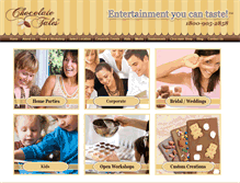 Tablet Screenshot of chocolatetales.ca